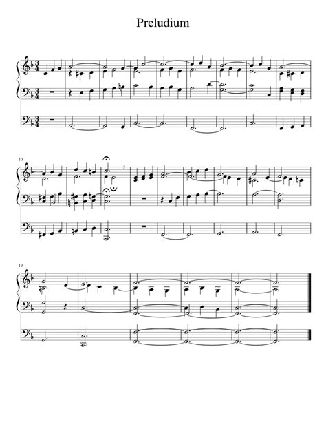 Three Pieces For Organ - Vol. 2: Prelude, Chorale Prelude, Passacaglia